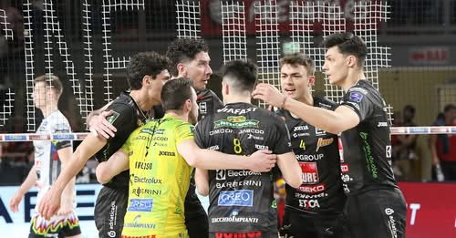 Cucine Lube Civitanova - Sir Susa Scai Perugia 1-3 (25-21, 22-25, 22-25, 23-25)