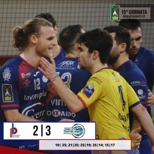 Geetit Bologna - Monge Gebaudo Savigliano 2 - 3