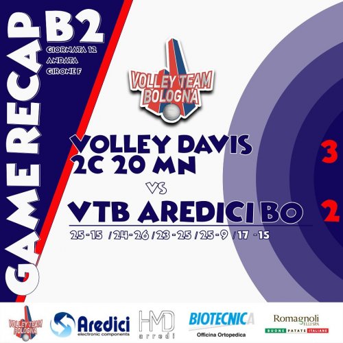 Volley Davis-VTB Aredici Bologna  3 - 2