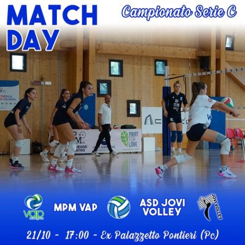M P M    VAP Volley Academy Piacenza      0   -     3      ASD   Jovi Volley   Reggio Emilia
