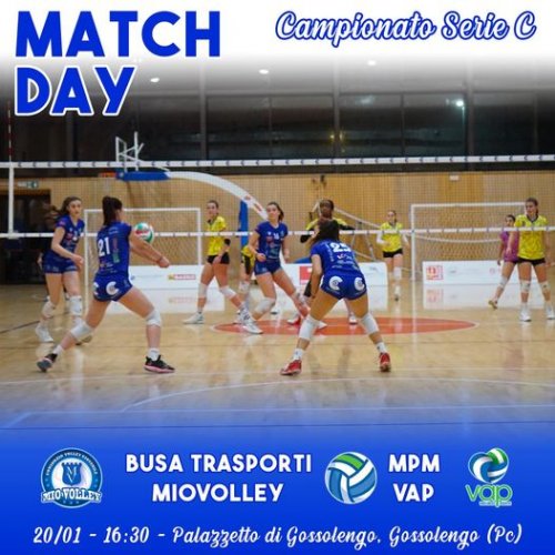 Busa Trasporti Miovolley  3    -      1 MPM Vap Piacenza    (25-14  25-22   24-26 25-11)