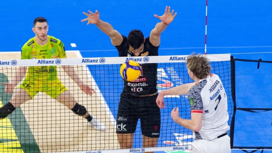 Allianz Milano – Cucine Lube Civitanova 3-1 (25-17, 38-36, 12-25, 25-21)