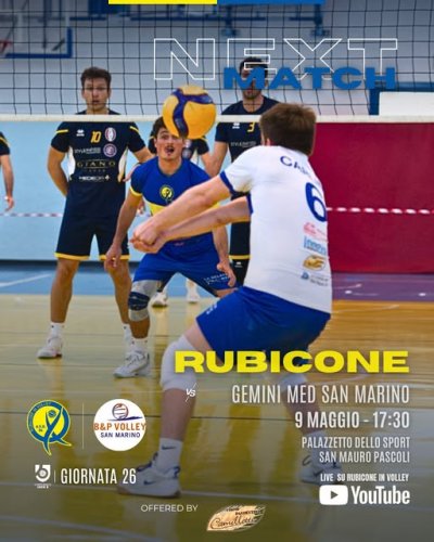 Rubicone In Volley - Report campionato settore maschile e femminile