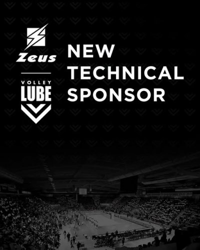 Nuovo sponsor tecnico per la Lube Volley: ufficiale l'accordo con Zeus Sport