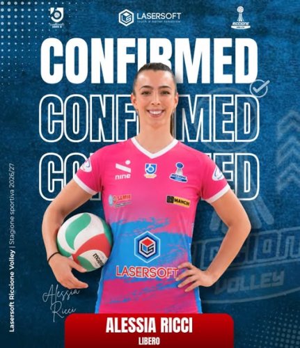 La conferma di Alessia Ricci completa il reparto liberi della Lasersoft Riccione Volley