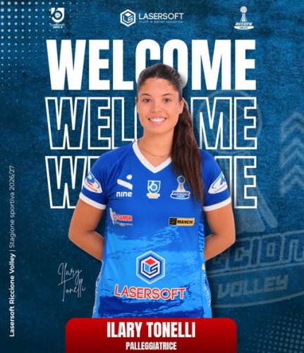 Serie B1 - La riccionese Ilary Tonelli completa la cabina di regia della Lasersoft Riccione Volley