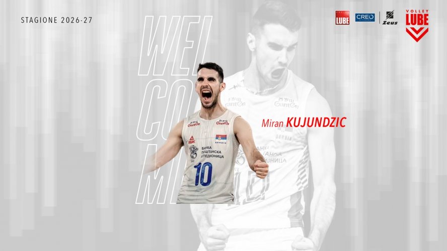 Il nazionale serbo Miran Kujundzic � un nuovo schiacciatore della Cucine Lube Civitanova