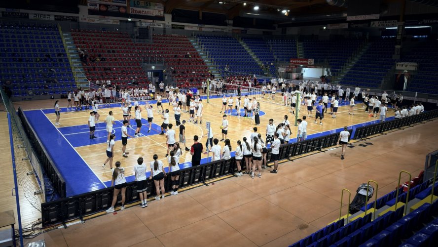 Gran finale per il Progetto Scuola dell'Academy Volley Lube, numeri da record al Palas