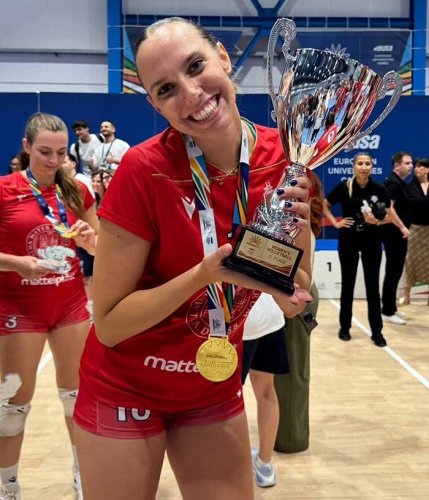 Alice Trampus sale in cattedra a Verona dopo l'Oro con il Cus Bologna