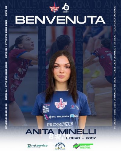 Volley Team Bologna  -  Arriva dal settore giovanile, la prima specialista di seconda linea