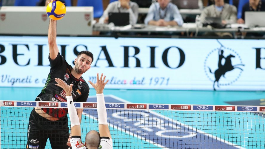 Cucine Lube Civitanova &#8211; Sonepar Padova 3-1 (25-22, 22-25, 26-24, 25-17)