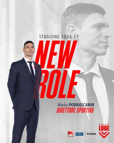 Marko Podrascanin � il nuovo direttore sportivo della Cucine Lube Civitanova