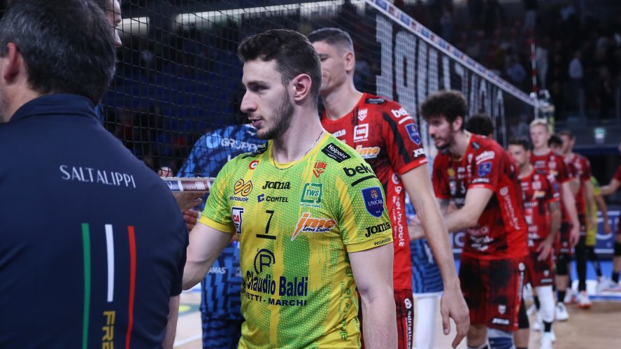 Lube  Volley Civitanova Marche  in palestra per preparare la trasferta a Padova.