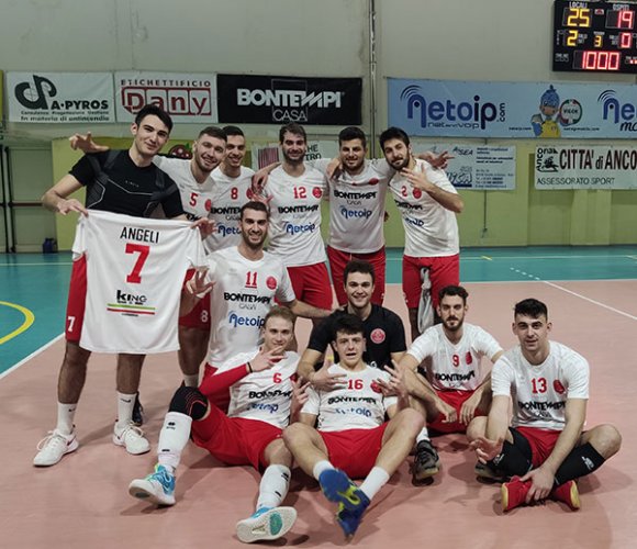 Bontempi Casa Netoip Ancona – Pol. CLT Terni: 3-0