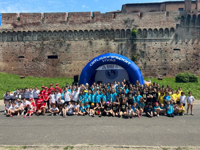 Rocca - azzurra  - con la Festa di Volley S3 di Diffusione Sport Imola