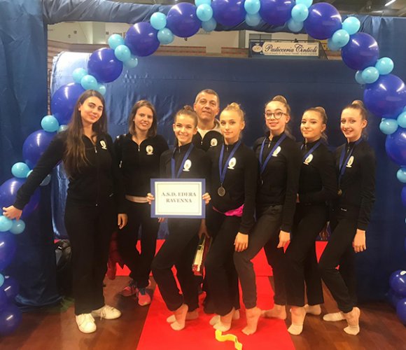 “Ginnastica Ritmica - L’Edera Ravenna conclude con un prestigioso 5° posto il Campionato di Serie C”