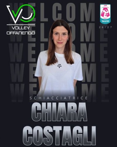Volley serie A2 femminile, la Trasporti Bressan completa il reparto schiacciatrici con Chiara Costagli
