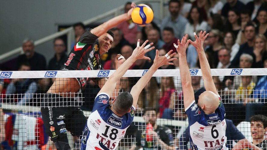 Itas Trentino - Cucine Lube Civitanova 3-0 (25-20, 25-20, 25-19)