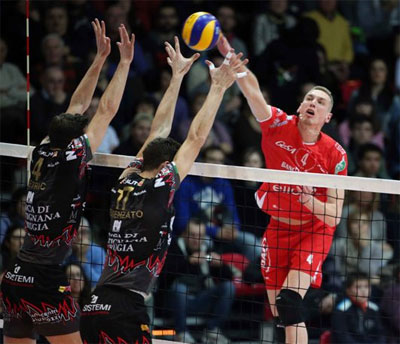 Copra Piacenza vs Verona 3-0