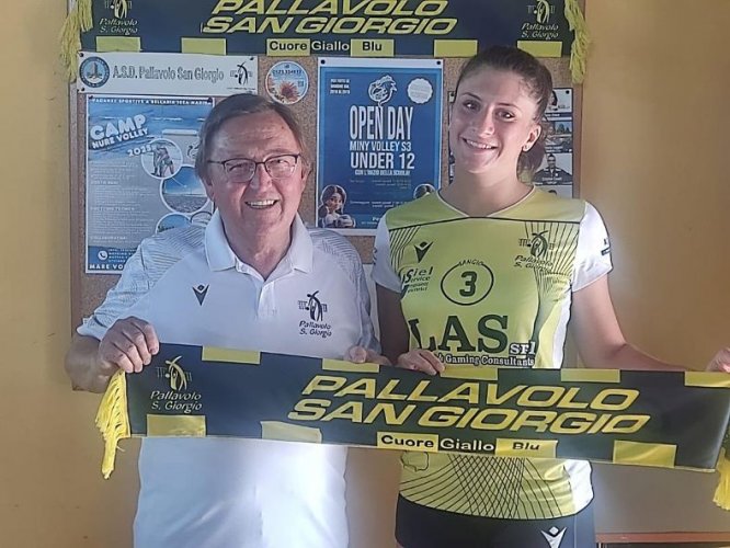 Serie B1 -  Terzo botto di mercato per la Pallavolo San Giorgio: Sofia Cornelli