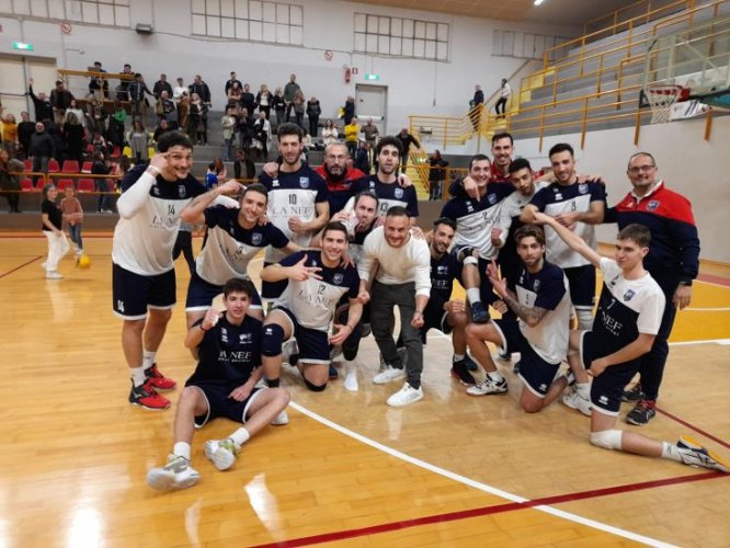 LA NEF Volley Libertas Osimo  piega al tie-break la Sabini Castelferretti