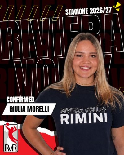 Riviera Volley Rimini -  La conferma di Giulia Morelli