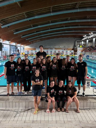 Centro Nuoto Macerata  - Il gruppo del Salvamento rientrato dalla partecipazione ai Campionati Italiani