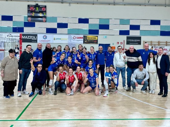 Lasersoft Riccione Volley vs Rg Stampa Futura Teramo 3-0 (25-19/28-26/25-19)