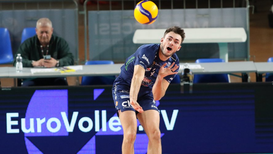 Cucine Lube Civitanova - OS Karadjordje Topola 3-1 (25-22, 25-18, 21-25, 25-9)