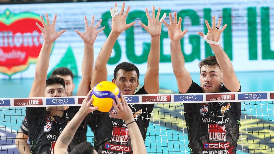 Cucine Lube Civitanova &#8211; Cisterna Volley 3-0 (25-14, 25-19, 25-19)