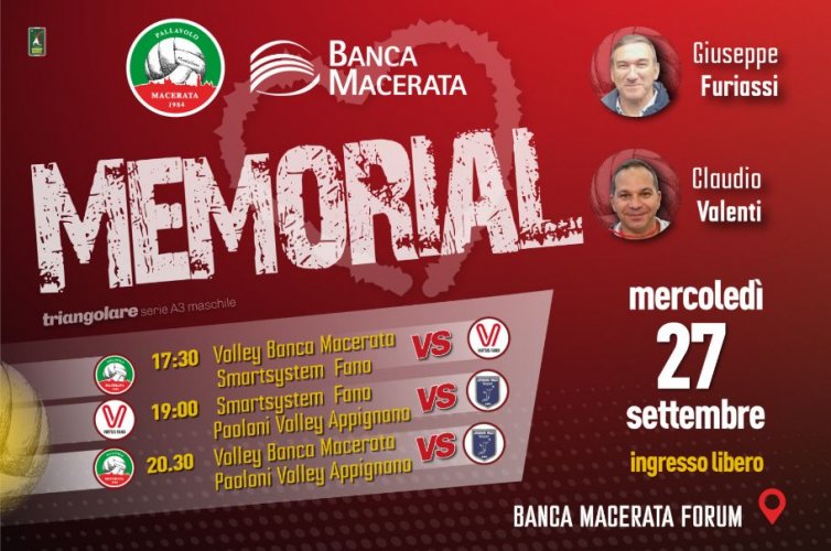 La Volley Banca Macerata impegnata nel Memorial Furiassi &#8211; Valenti