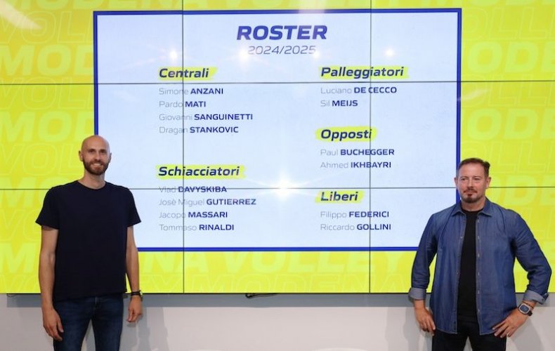 Modena Volley, presentato il roster per la stagione 2024/25