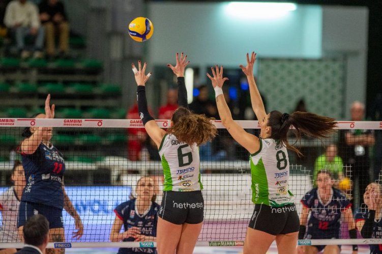 Megabox Volley Vallefoglia  ottavo tie break della stagione , buon punto con Chieri