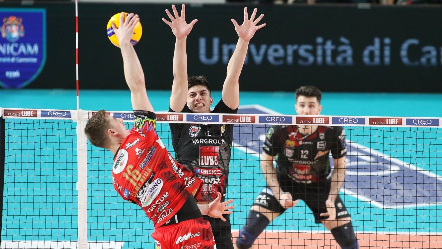 Mattia Boninfante: "La Lube  cresciuta nella gestione dei momenti importanti, metteremo in difficolt la Sir a Pasqua!"