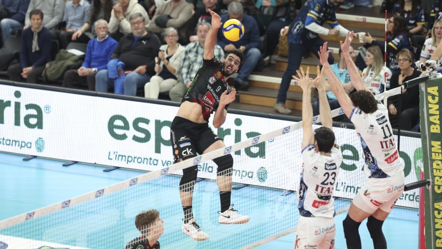 Itas Trentino - Cucine Lube Civitanova 3-1 (25-14, 23-25, 25-23, 25-19)