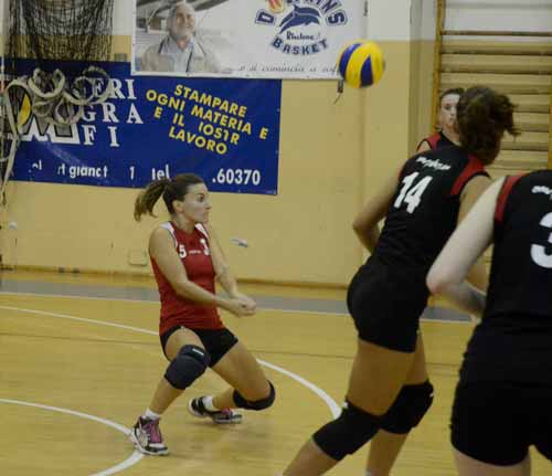 Riccione Volley sconfitto al tie-break a Bologna
