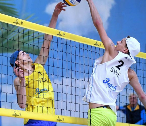 Samuele Cottafava veste d'azzurro per il campionato Europeo Under 22 di Beach Volley in Turchia