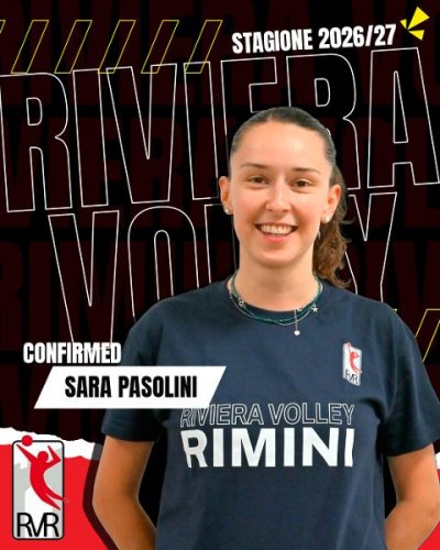 Riviera Volley Rimini :	Conferma giocatrice Sara Pasolini