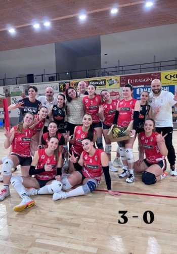 Emanuel  Riviera VTR Rimini  – Olimpia Teodora  Ravenna  3-0 (25-12 25-13 25-22)