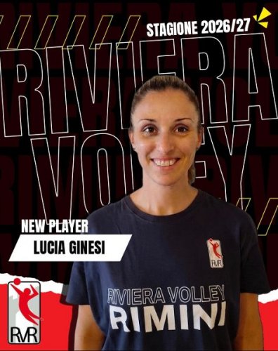 Lucia Ginesi � la nuova palleggiatrice del Riviera Volley Rimini