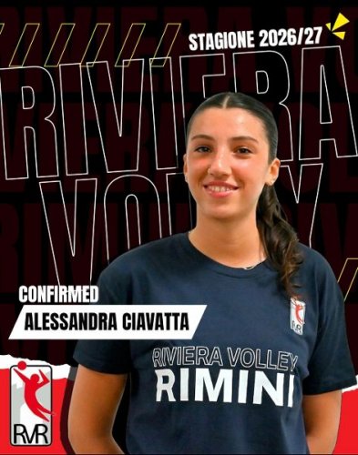 Riviera Volley Rimini  - Alessandra Ciavatta confermata al centro!