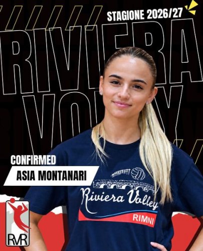 Riviera Volley Rimini  -  Asia Montanari rimane nel ruolo di libero