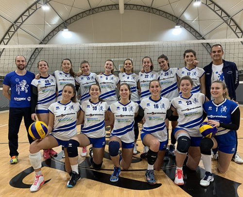 Tecnoprotezione vs Santarcangelo 3-1 (25-22; 22-25; 25-14; 25-8)