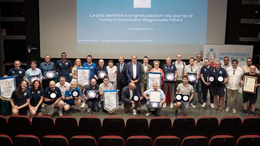 La Lube Volley Civitanova Marche  brilla alla Festa del Volley Marchigiano