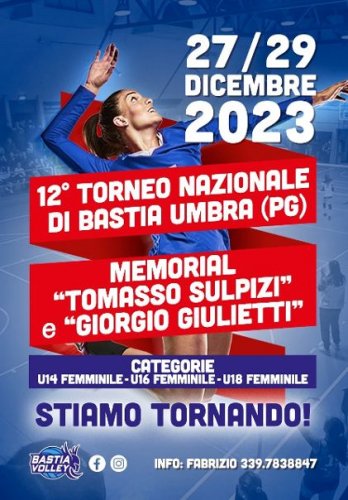Torneo Nazionale Giovanile - Memorial Sulpizi- Giulietti - Bastia Umbra