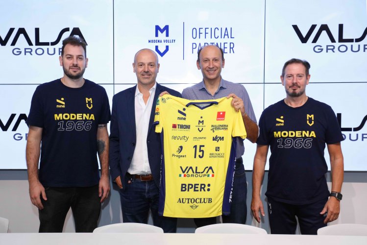 Modena Volley -  Conferma della partnership con Valsa Group