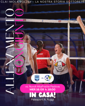Csi Clai Imola Volley 26/27  - Vittoria e buone risposte a Ravenna