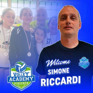 La Volley Academy Piacenza ha affidato le squadre U12 e Minivolley a Simone Riccardi.