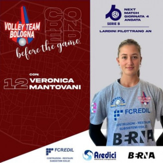 VTB Progresso Aredici Bovtb Corner - before the game  con Veronica Mantovani.