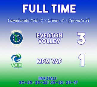 Everton Volley Reggio Emilia - MPM Vap Piacenza   3 - 0